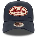 cepice-zaoblena-namornicka-modra-snapback-a-frame-oval-canvas-distress-new-era