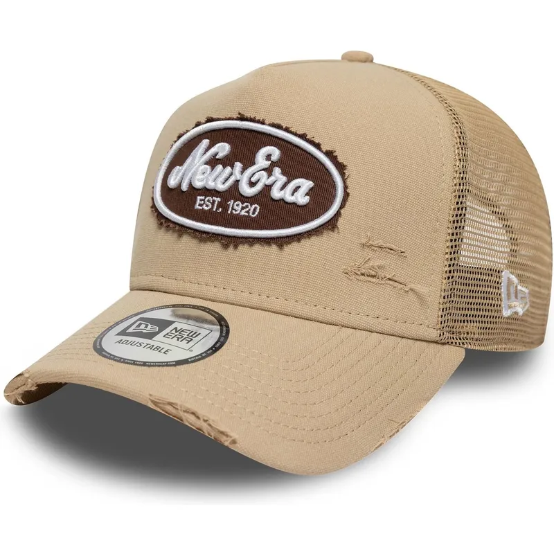 cepice-zaoblena-hneda-snapback-a-frame-oval-canvas-distress-new-era cepice-zaoblena-hneda-snapback-a-frame-oval-canvas-distress-new-era