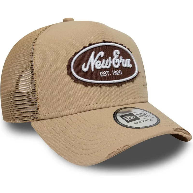 cepice-zaoblena-hneda-snapback-a-frame-oval-canvas-distress-new-era cepice-zaoblena-hneda-snapback-a-frame-oval-canvas-distress-new-era