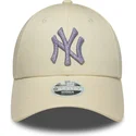 cepice-zaoblena-bezova-nastavitelny-9forty-metallic-new-york-yankees-mlb-new-era