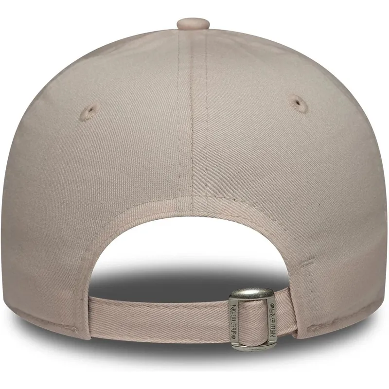 justerbar-rosa-bojd-keps-med-rosa-logotyp-for-dam-9forty-metallic-logo-fran-new-york-yankees-mlb-av-new-era