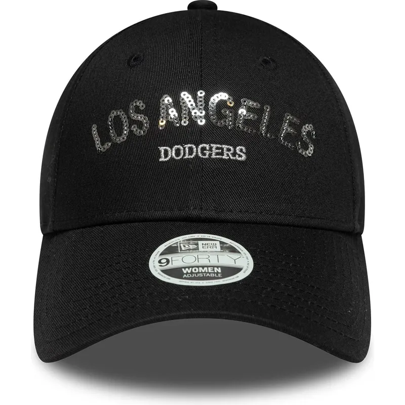 cepice-zaoblena-cerna-nastavitelny-9forty-sequin-wordmark-los-angeles-dodgers-mlb-new-era