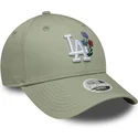 cap-zaoblena-green-adjustable-strap-claro-9forty-floral-icon-los-angeles-dodgers-mlb-new-era