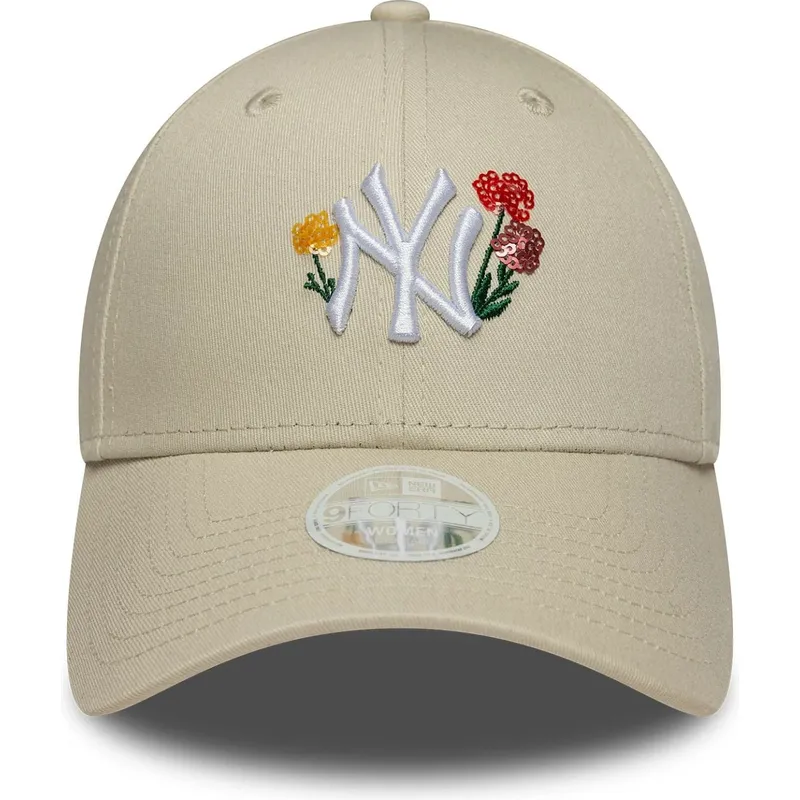 cepice-zaoblena-bezova-nastavitelny-9forty-floral-icon-new-york-yankees-mlb-new-era