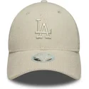 cepice-zaoblena-bezova-nastavitelny-pasek-9forty-m-crown-pastel-cord-los-angeles-dodgers-mlb-new-era