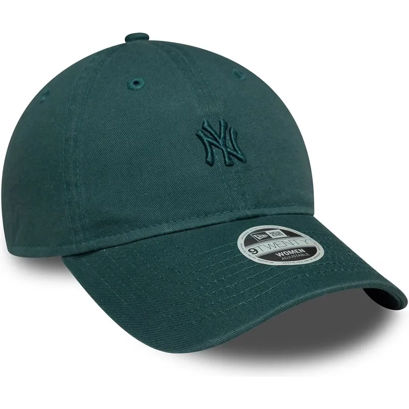 cepice-zaoblena-zelena-nastavitelny-9twenty-washed-mini-new-york-yankees-mlb-new-era