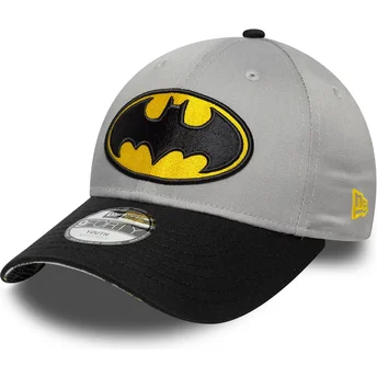 Cap zaoblená black adjustable strap pro děti 9FORTY Batman DC Comics New Era