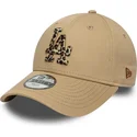 cepice-zaoblena-hneda-nastavitelny-pro-deti-9forty-animal-infill-los-angeles-dodgers-mlb-new-era