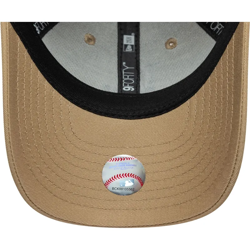 cepice-zaoblena-hneda-nastavitelny-pro-deti-9forty-animal-infill-los-angeles-dodgers-mlb-new-era