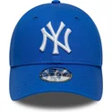 gorra-curva-azul-ajustable-para-nino-9forty-league-essential-de-new-york-yankees-mlb-de-new-era
