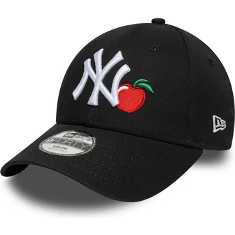 Čepice zaoblená černá nastavitelný pro děti 9FORTY Fruit Icon New York Yankees MLB New Era