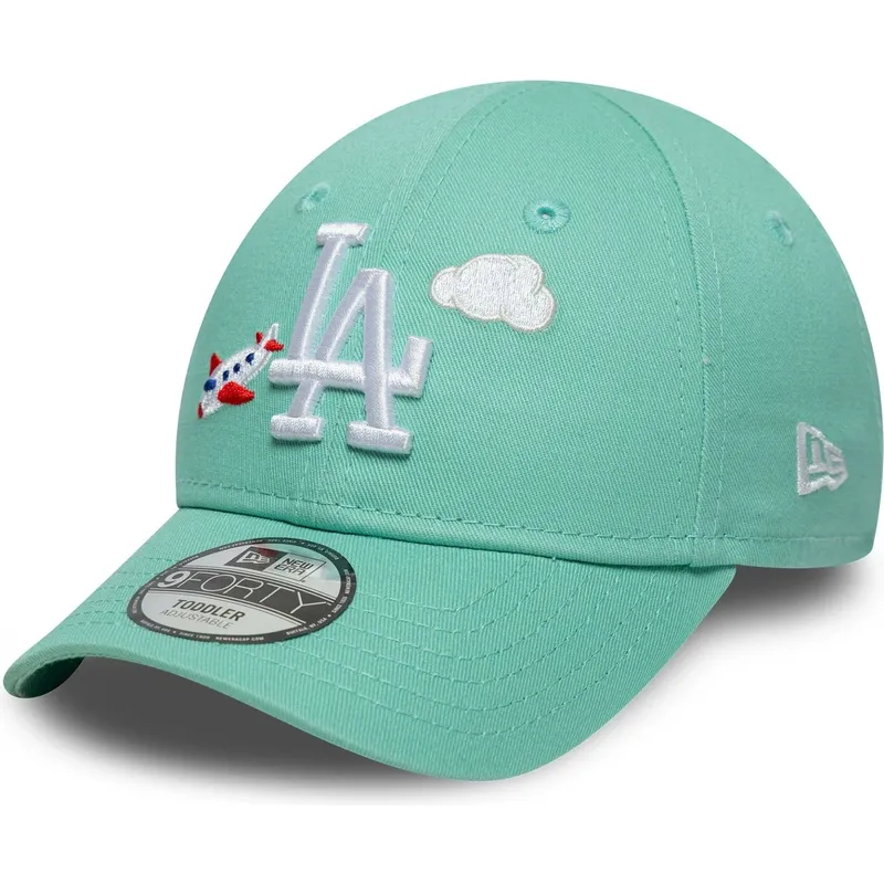 cepice-zaoblena-zelena-nastavitelny-pro-deti-9forty-plane-icon-new-york-yankees-mlb-new-era
