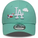 cepice-zaoblena-zelena-nastavitelny-pro-deti-9forty-plane-icon-new-york-yankees-mlb-new-era
