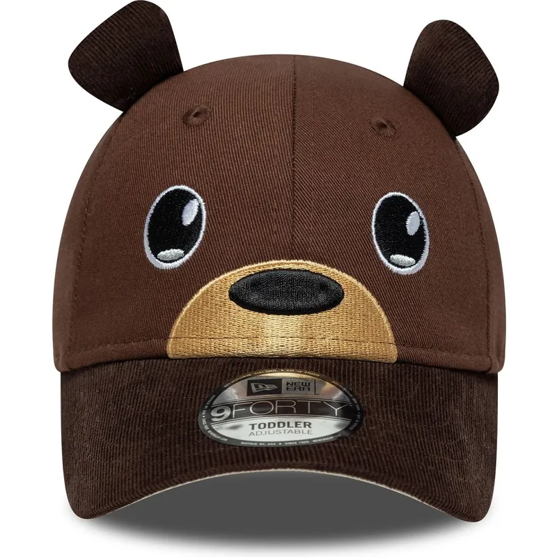 cap-zaoblena-brown-adjustable-strap-pro-deti-9forty-new-era