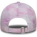 new-era-curved-brim-youth-9twenty-tie-dye-los-angeles-dodgers-mlb-pink-adjustable-cap