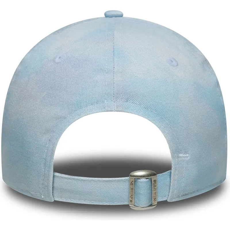 blaue-gebogene-verstellbare-kappe-fur-kinder-9twenty-tie-dye-der-new-york-yankees-mlb-von-new-era