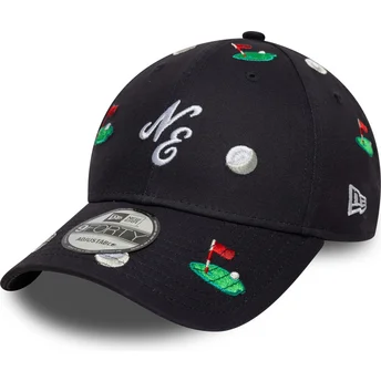 Cap zaoblená navy blue adjustable strap 9FORTY New Era