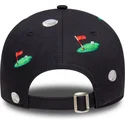 new-era-curved-brim-9forty-golf-all-over-print-navy-blue-adjustable-cap