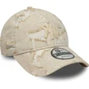 cap-zaoblena-beige-adjustable-strap-9twenty-img-floral-new-york-yankees-mlb-new-era