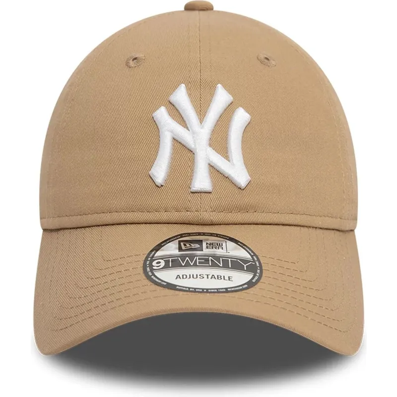 ljusbrun-bojd-justerbar-keps-9twenty-league-essential-fran-new-york-yankees-mlb-av-new-era