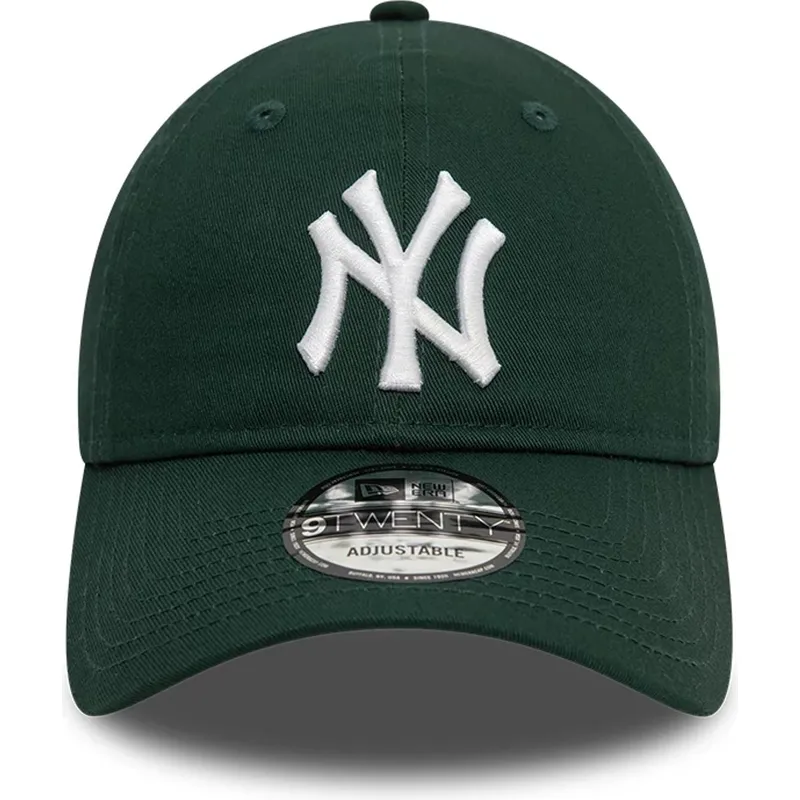 cepice-zaoblena-zelena-nastavitelny-pasek-9twenty-league-essential-new-york-yankees-mlb-new-era