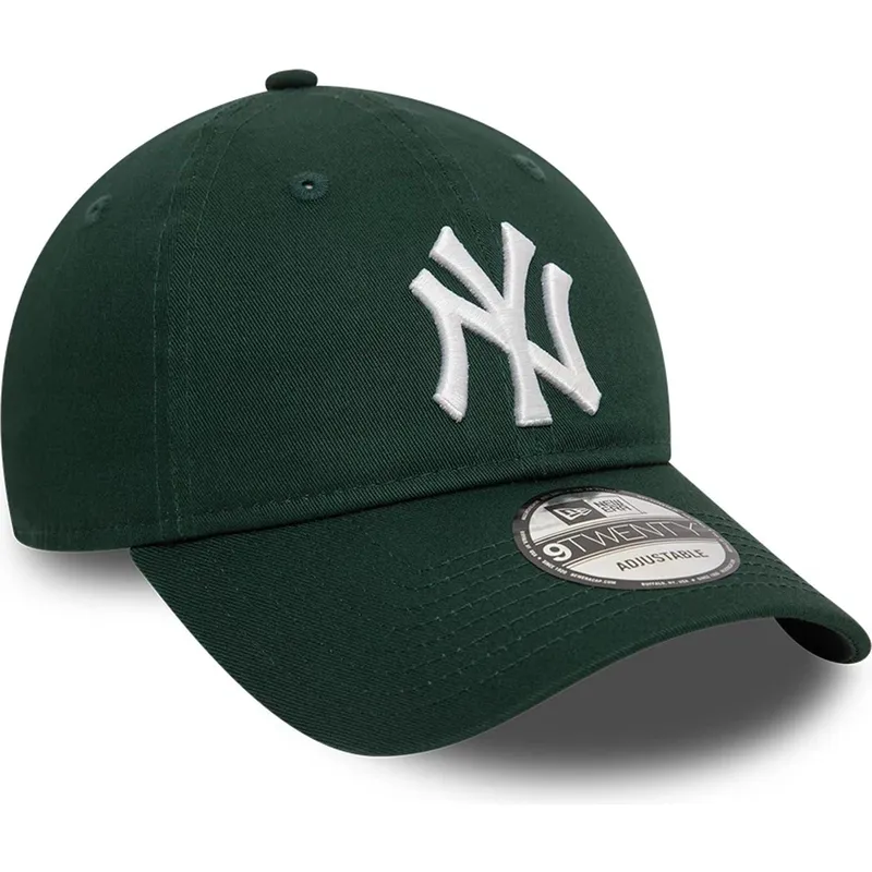 cepice-zaoblena-zelena-nastavitelny-pasek-9twenty-league-essential-new-york-yankees-mlb-new-era