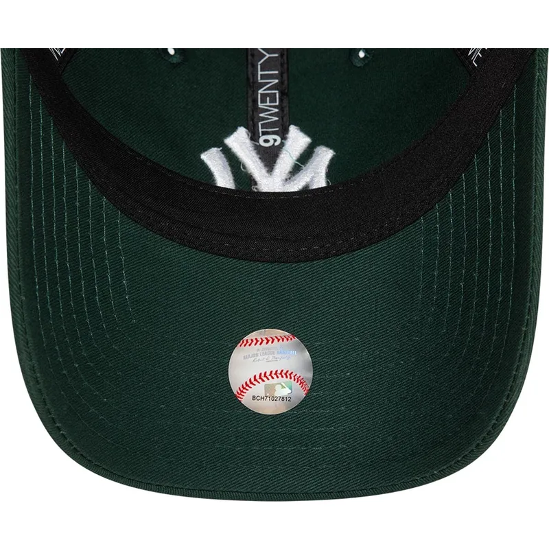 cepice-zaoblena-zelena-nastavitelny-pasek-9twenty-league-essential-new-york-yankees-mlb-new-era