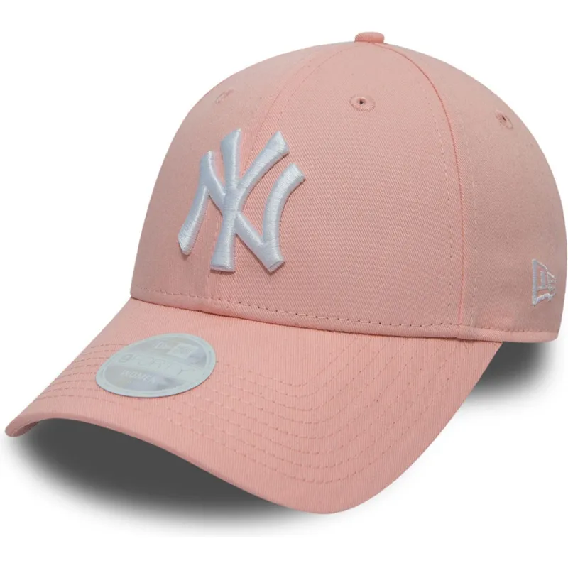 cepice-zaoblena-ruzova-nastavitelny-9forty-league-essential-new-york-yankees-mlb-new-era
