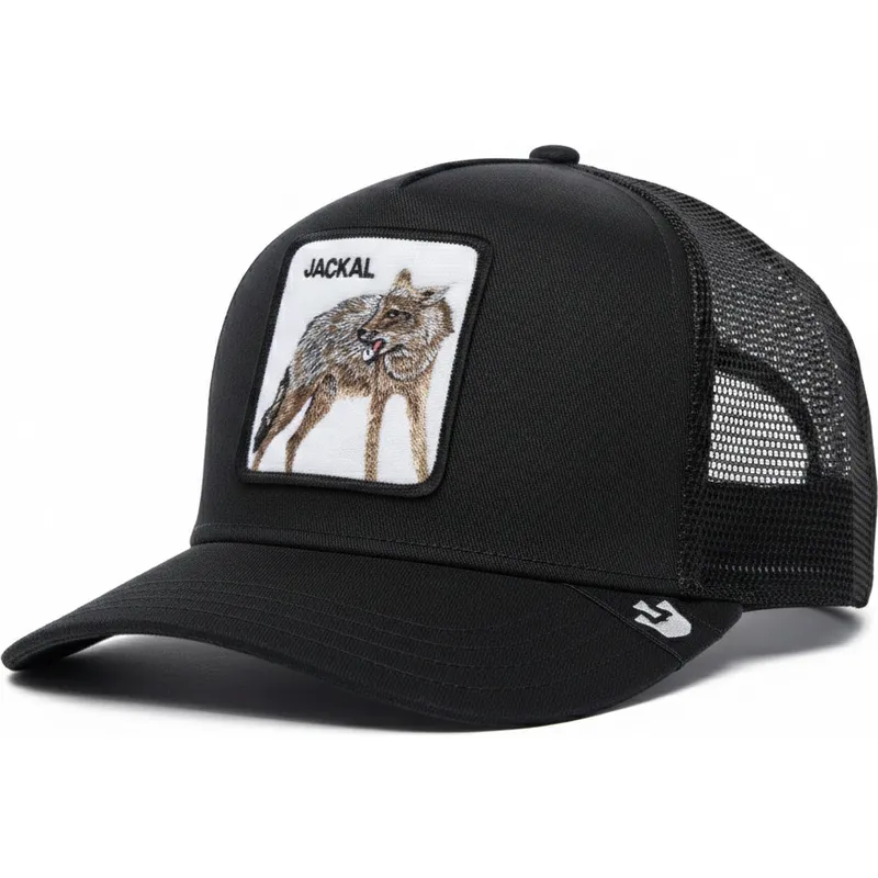 cepice-zaoblena-zadne-zvire-cerna-snapback-chacal-jackal-the-farm-premium-the-farm-de-goorin-bros