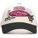 beige-och-svart-truckerkeps-est-1971-varsity-badge-fran-ed-hardy