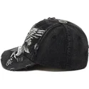 cepice-zaoblena-cerna-nastavitelny-brave-hearts-ed-hardy