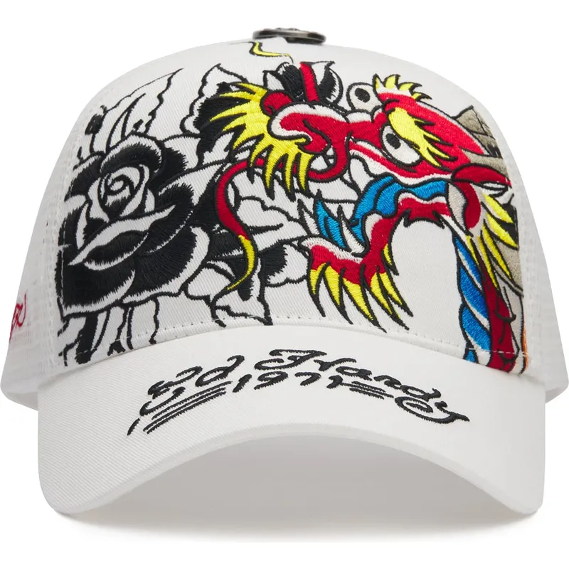 ed-hardy-1971-dragon-and-roses-white-trucker-hat