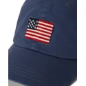 marinbla-justerbar-bojd-keps-classic-sport-flag-fran-polo-ralph-lauren