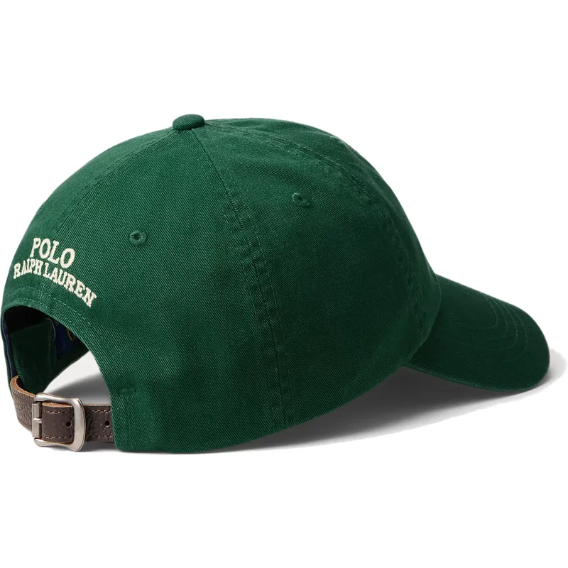 cepice-zaoblena-zelena-nastavitelny-classic-sport-twill-bear-polo-ralph-lauren