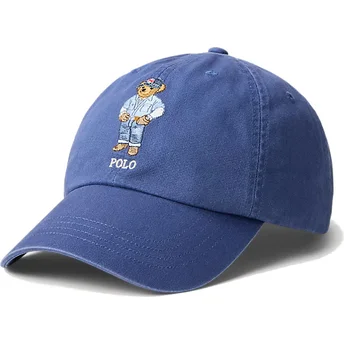 Čepice zaoblená námořnická modrá nastavitelný pásek Classic Sport Twill Polo Bear Polo Ralph Lauren