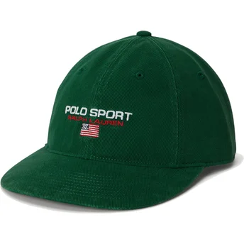 Čepice zaoblená zelená nastavitelný Authentic Baseball Polo Ralph Lauren