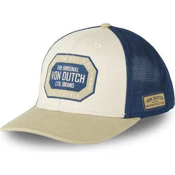 Čepice zaoblená béžová snapback SEM10 Von Dutch