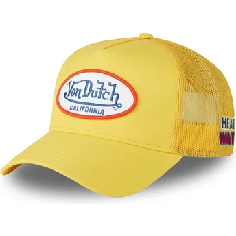 Čepice zaoblená žlutá snapback POLY11 Von Dutch