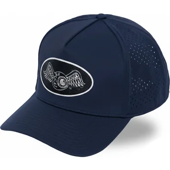Cap zaoblená navy blue snapback Von Dutch