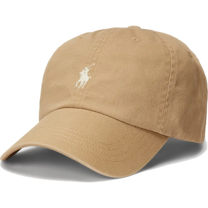brun-bojd-justerbar-keps-cotton-chino-classic-sport-fran-polo-ralph-lauren