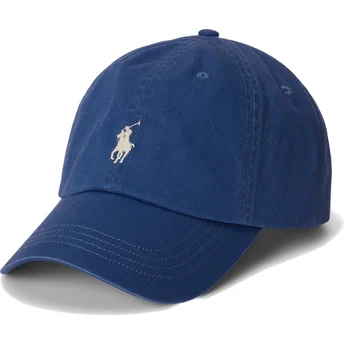 Čepice zaoblená námořnická modrá nastavitelný Cotton Chino Classic Sport Polo Ralph Lauren