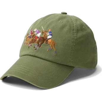 Cap zaoblená green adjustable strap Polo Ralph Lauren