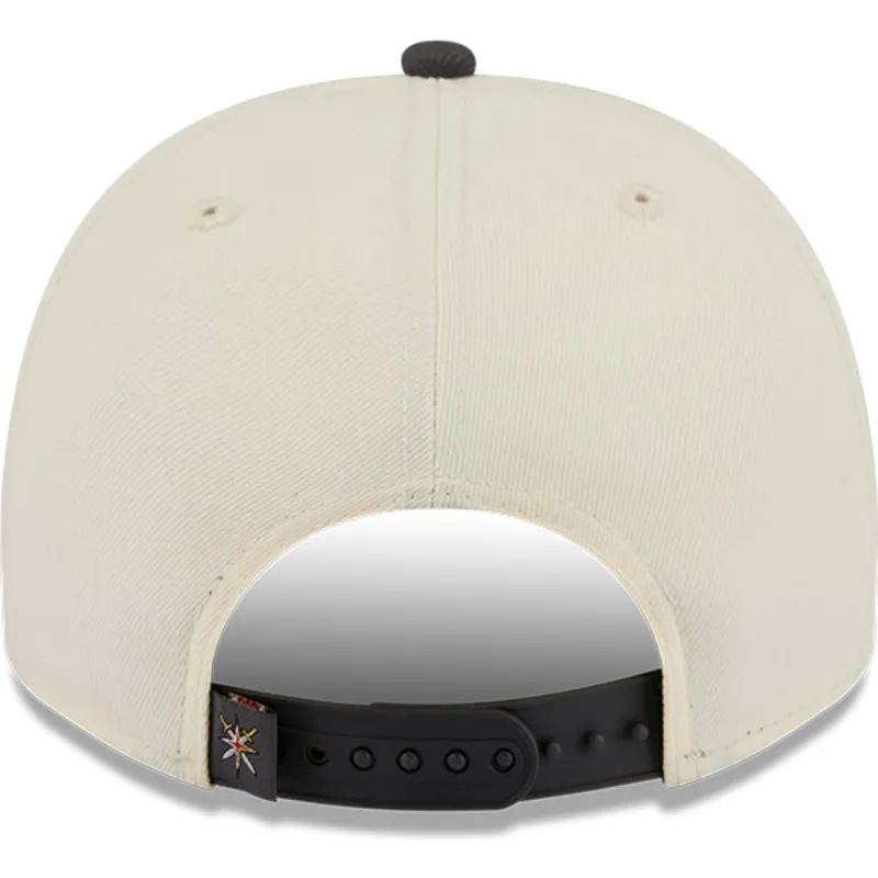 cepice-zaoblena-bezova-snapback-9fifty-a-frame-classic-vegas-golden-knights-nhl-new-era