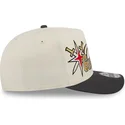 cepice-zaoblena-bezova-snapback-9fifty-a-frame-classic-vegas-golden-knights-nhl-new-era