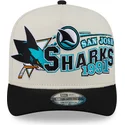 cepice-zaoblena-bezova-snapback-9fifty-a-frame-classic-san-jose-sharks-nhl-new-era