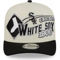 bojd-beige-och-svart-snapback-keps-9fifty-a-frame-classic-fran-chicago-white-sox-mlb-av-new-era
