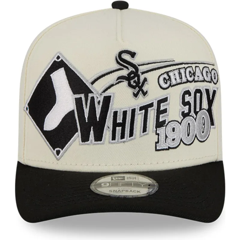 cepice-zaoblena-bezova-snapback-9fifty-a-frame-classic-chicago-white-sox-mlb-new-era