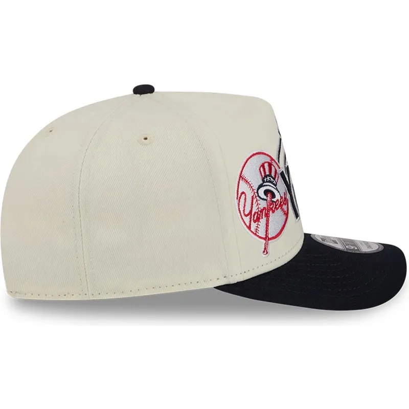 cepice-zaoblena-bezova-snapback-9fifty-a-frame-classic-new-york-yankees-mlb-new-era