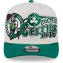 new-era-curved-brim-9fifty-a-frame-classic-boston-celtics-nba-beige-and-green-snapback-cap
