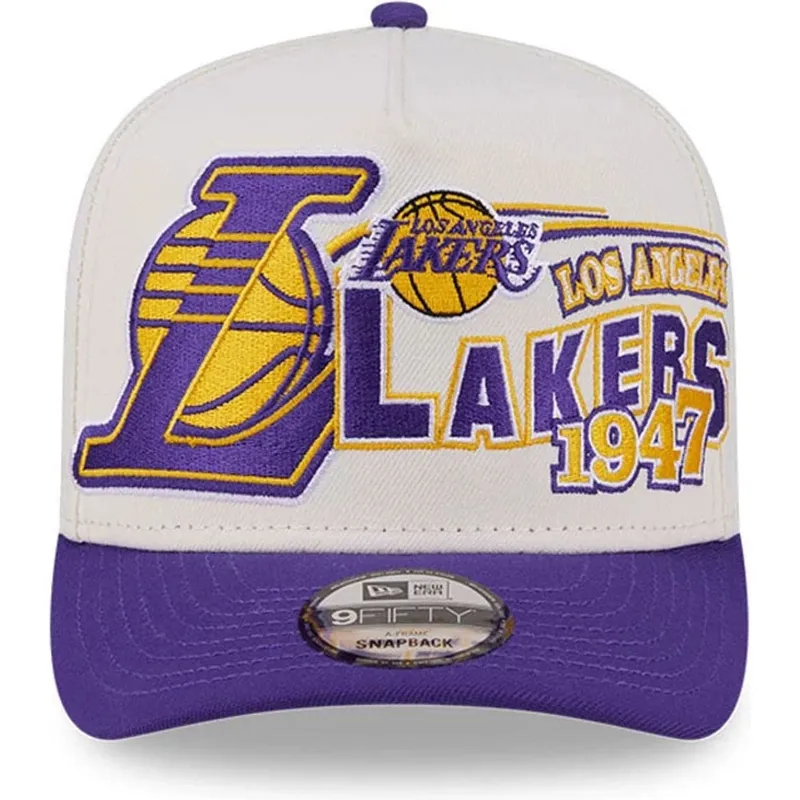 cepice-zaoblena-bezova-snapback-9fifty-a-frame-classic-los-angeles-lakers-nba-new-era
